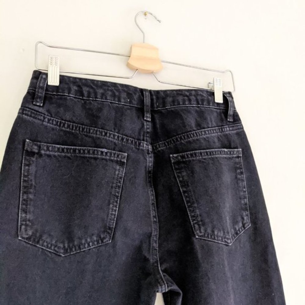 NEW Free People Dakota Black Straight Leg Jean - Picture 5 of 8